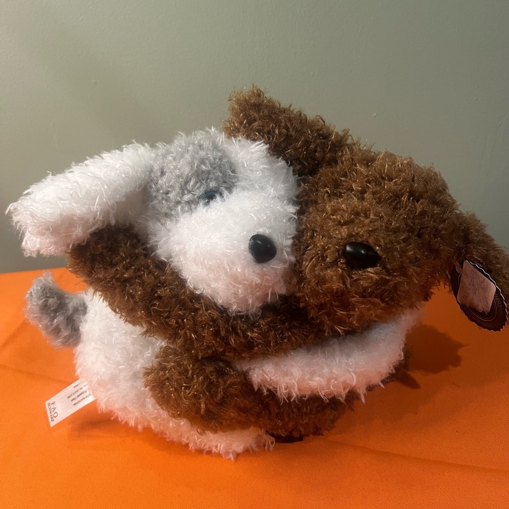 FAO Schwarz Brown and White Stuffed Animals - Picture 10 of 10